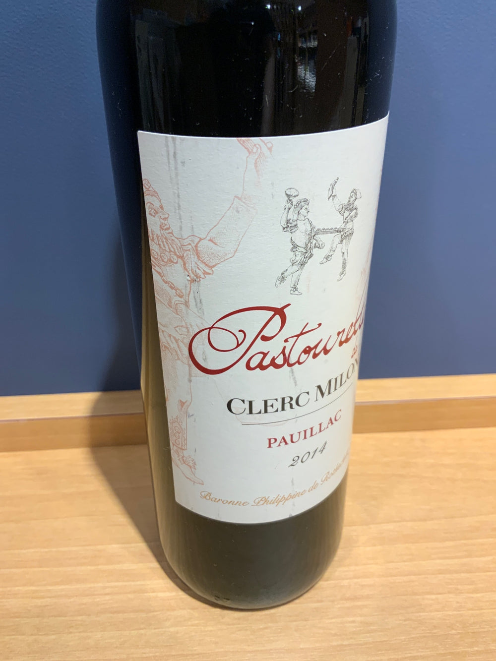 パストレイユ デュ クレール ミロン 2014 Pastourelle de Clerc Milon 赤ワイン フランス ボルドー