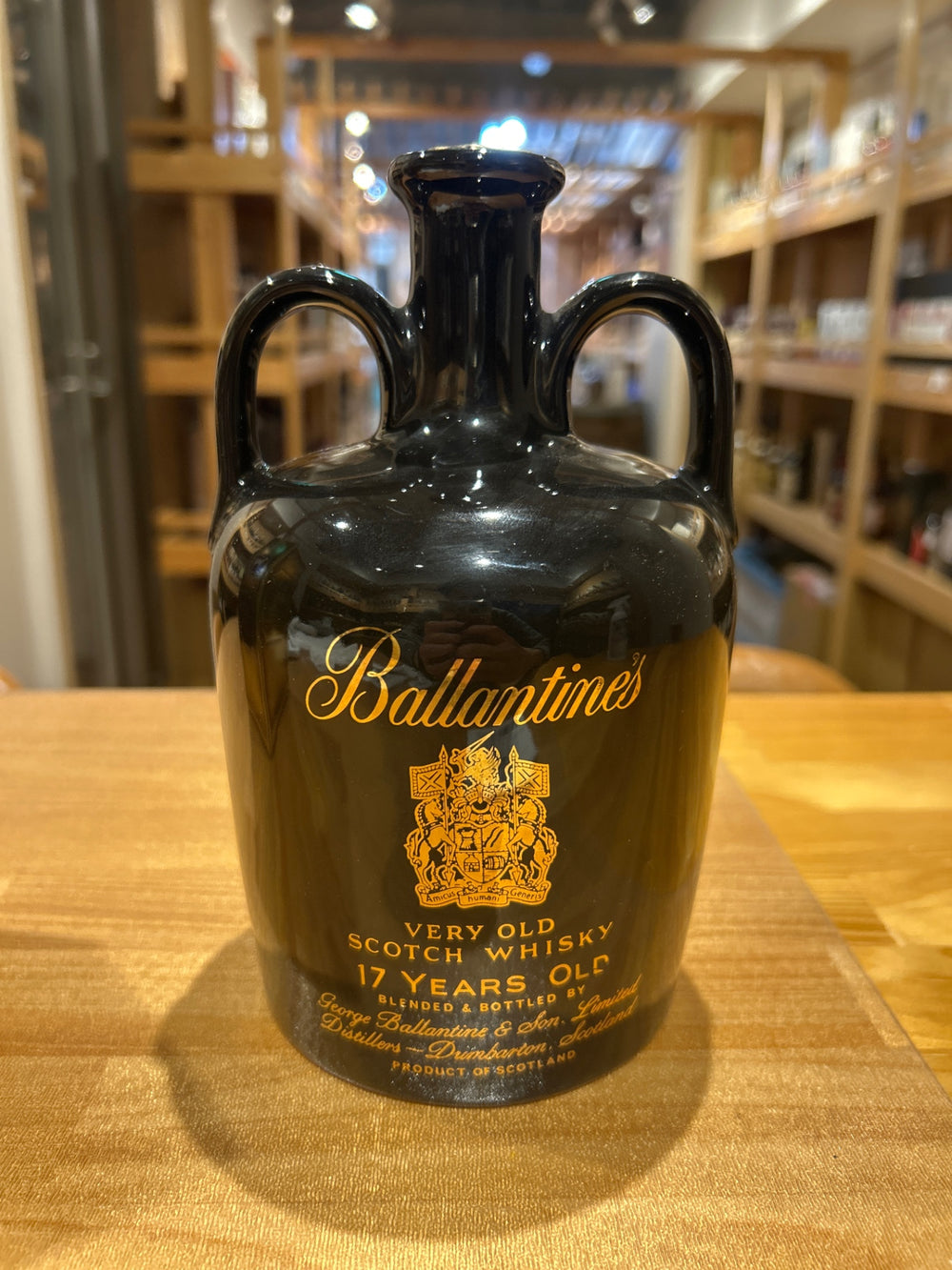 Ballantine's 17 Year Old 750ml Ballantines Black Pottery