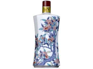 響21年 有田焼 色絵栗樹文十二角瓶 2009