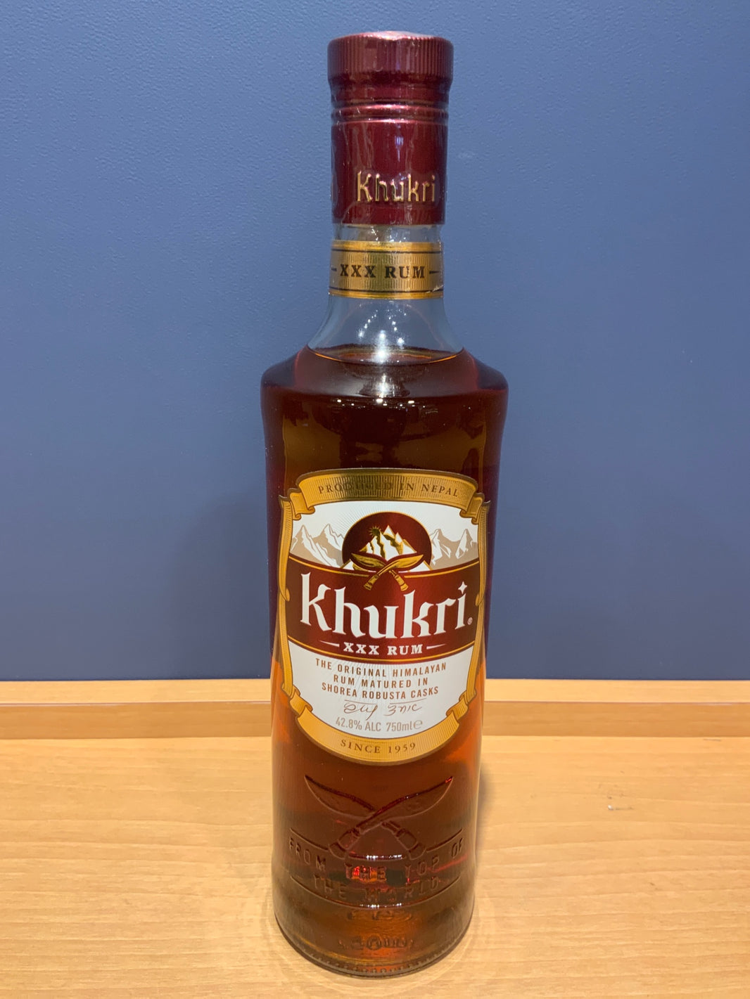 Khukri XXX RUM ククリラム ラム酒 750ml 42.8度