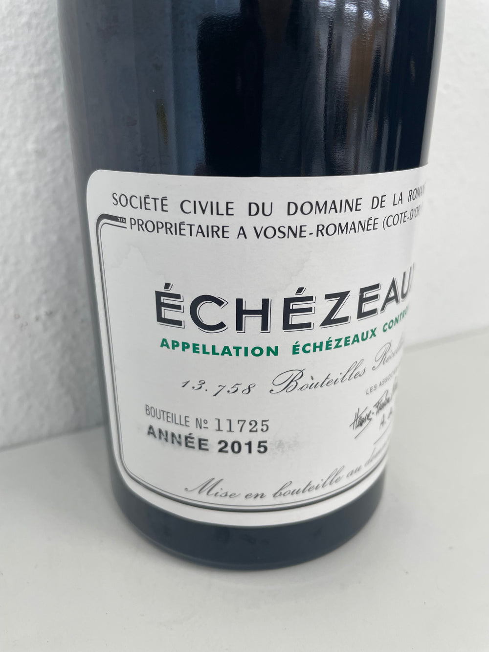 DRC ドメーヌ・ド・ラ・ロマネコンティ エシェゾー 2015 ファインズ 赤 ワイン 750ml 13％