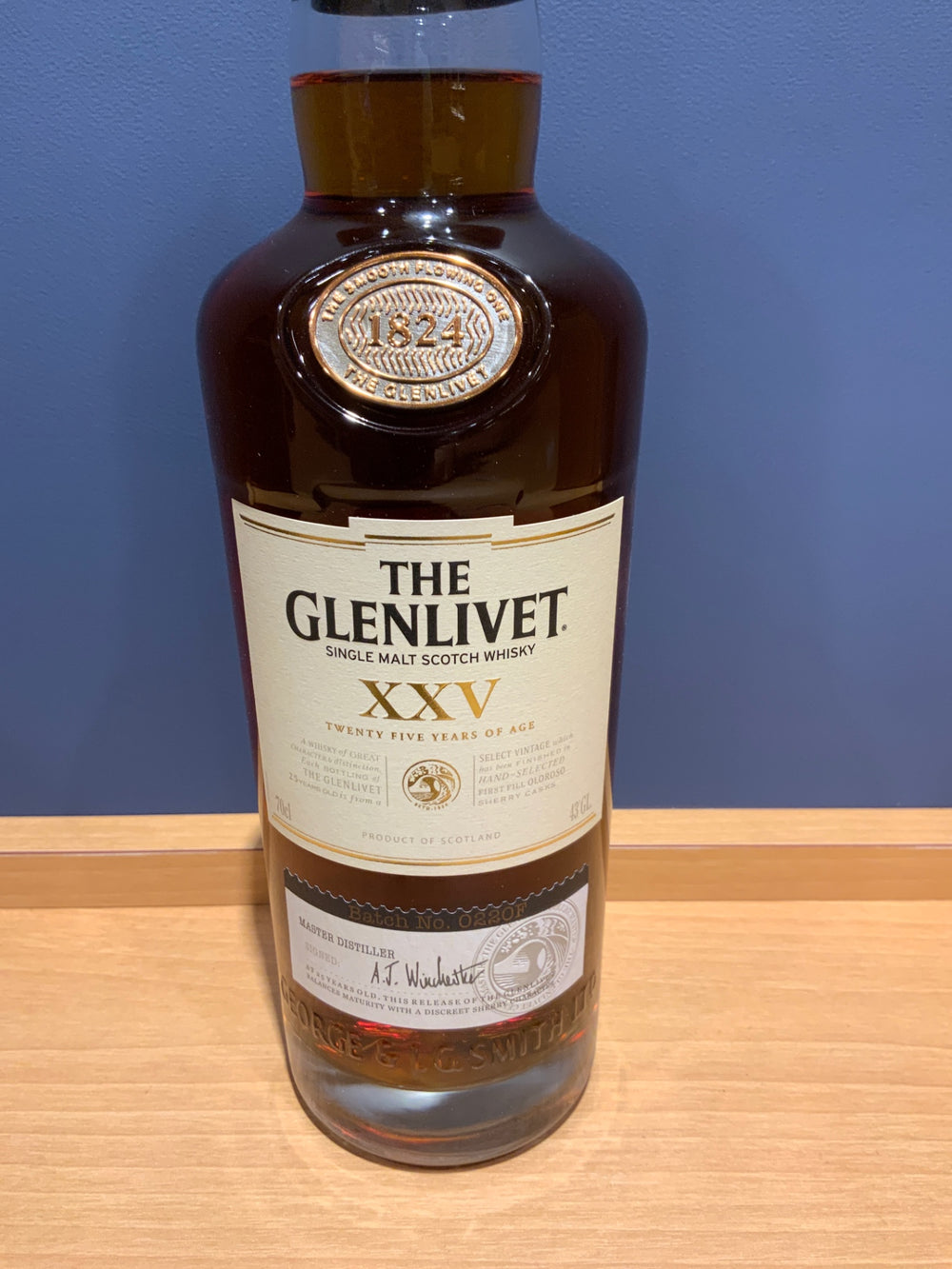 ザ・グレンリベット 25年 シングルモルト [ ウイスキー イギリス 700ml ]