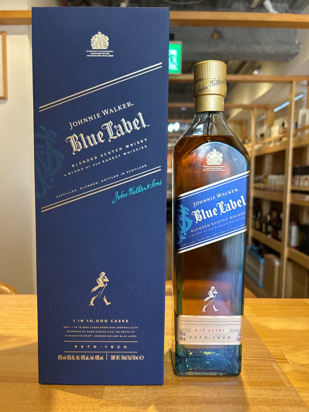 Johnnie Walker Blue Label 750ml New Model / British Blended Whisky Gift Box