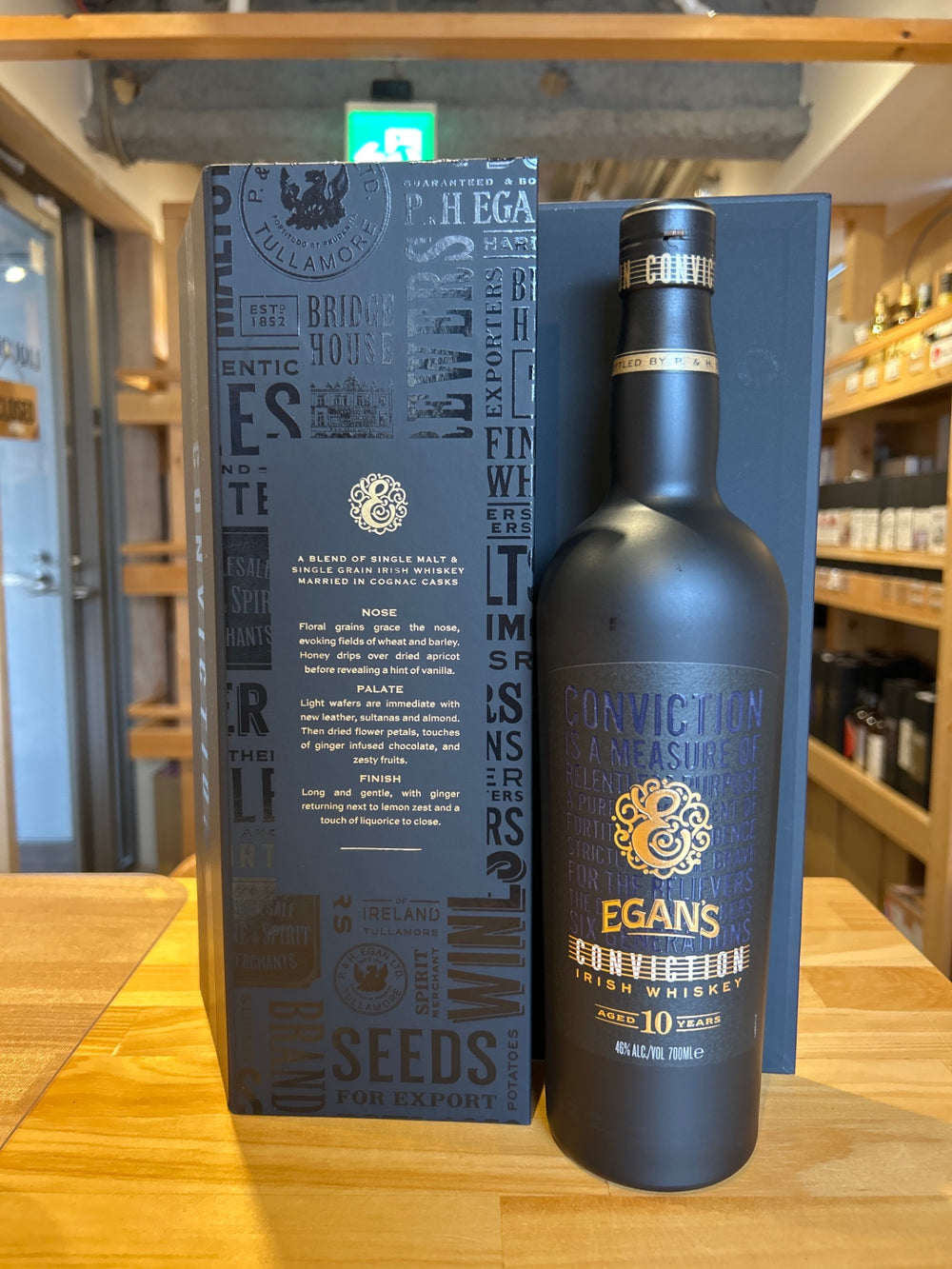 Egan's Conviction [Whiskey, 46% ABV, Ireland, 700ml Bottle]