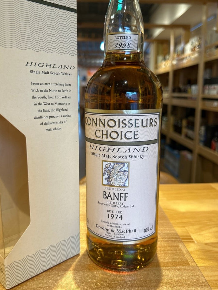 G&M BANFF1974 - 1998, Connoisseurs Choice - LIQUOR JOY