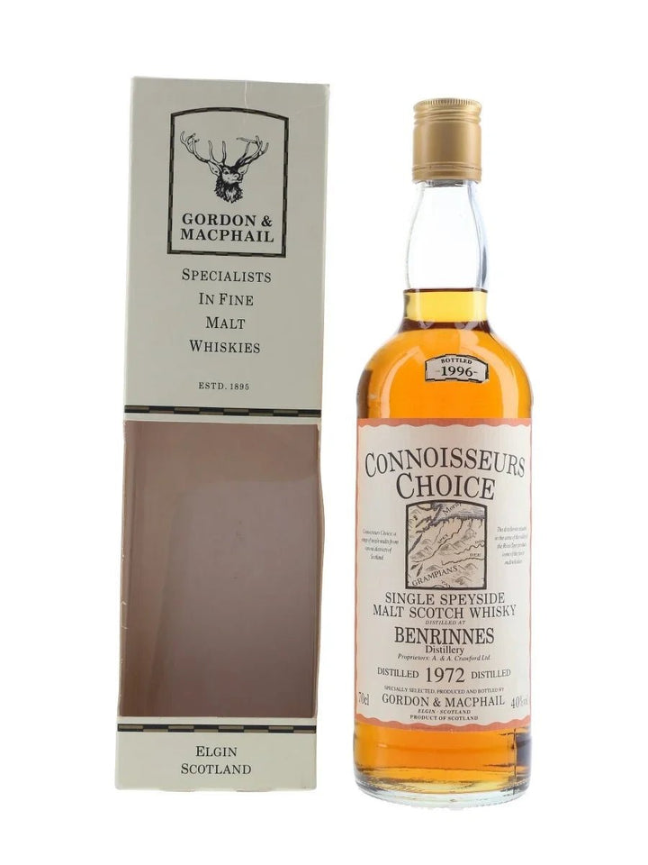 G&M BENRINNES1972 - 1996, Connoisseurs Choice - LIQUOR JOY