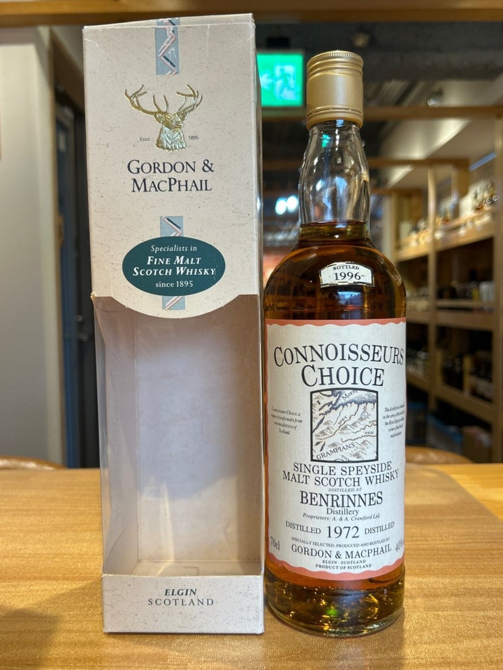 G&M BENRINNES1972 - 1996, Connoisseurs Choice - LIQUOR JOY