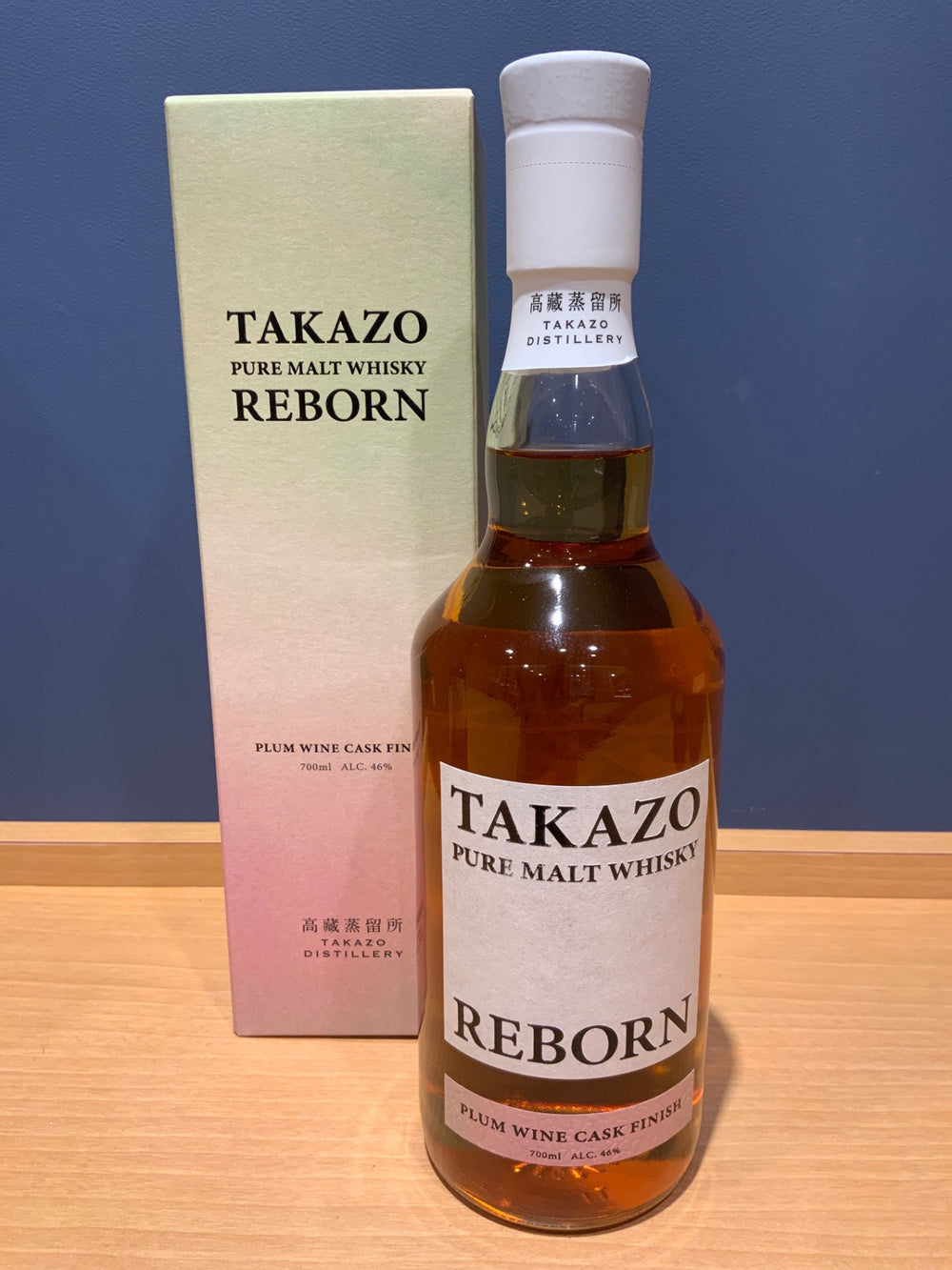 高藏 タカゾウ ピュアモルトウイスキー リボーン プラムワインカスク フィニッシュ TAKAZO PURE MALT WHISKY REBORN PLUM WINE CASK FINISH