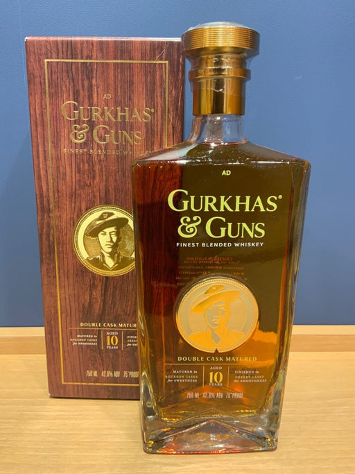 Gurkhas & Guns 10 - year - old double cask 750ml 42.8度 - LIQUOR JOY