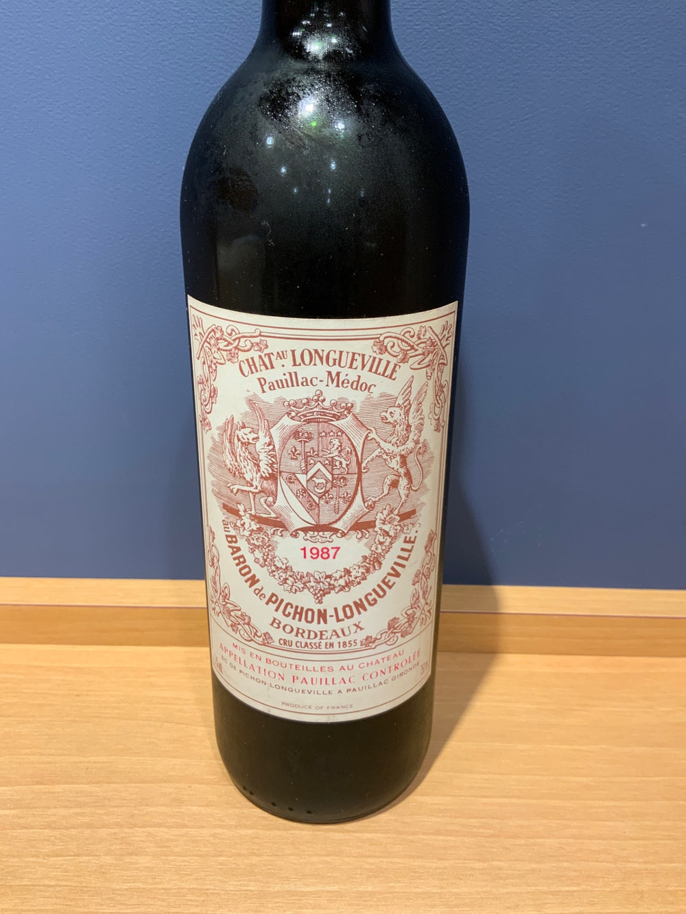 シャトー・ピション・ロングヴィル・バロン 1987 750ml 赤 ワイン