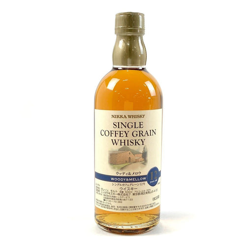 ニッカウイスキー シングルカフェグレーン 12年 ウッディ＆メロウ　500ml