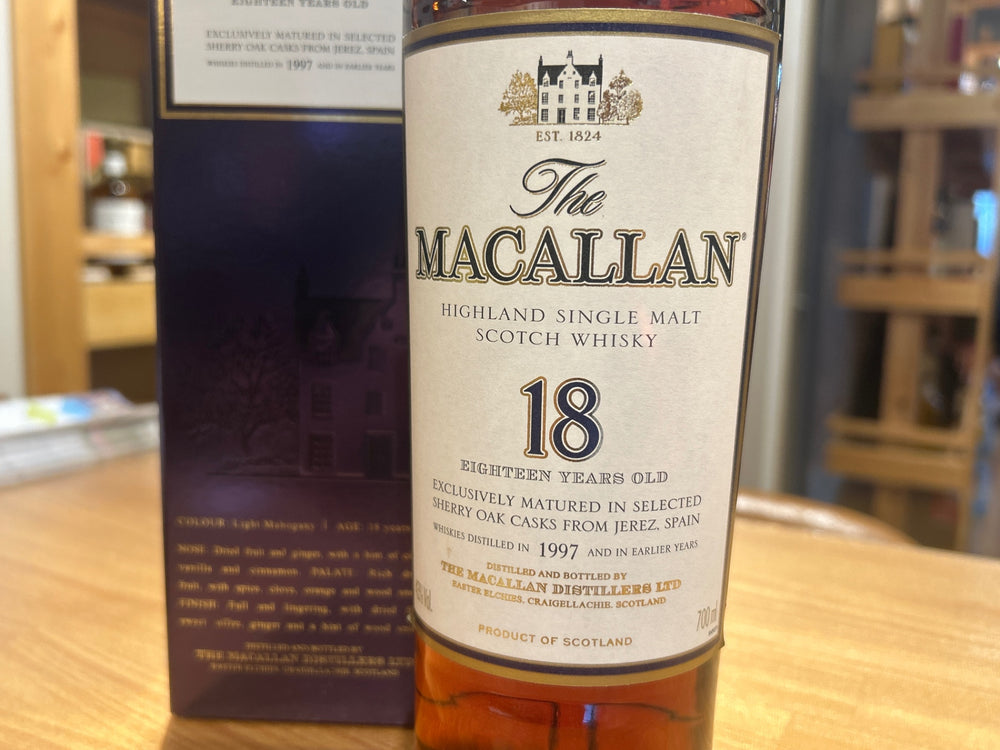 The Macallan 18 Year Old 1997 Sherry Oak, Authentic, 43% ABV, 700ml