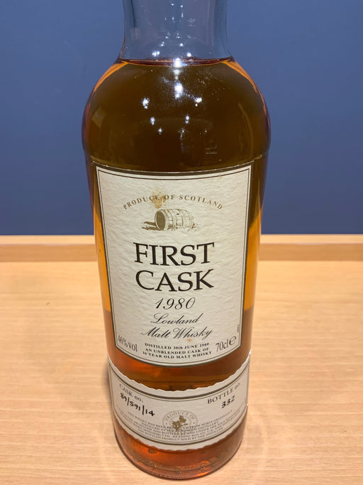 First Cask Malt Whisky Circle 1980
