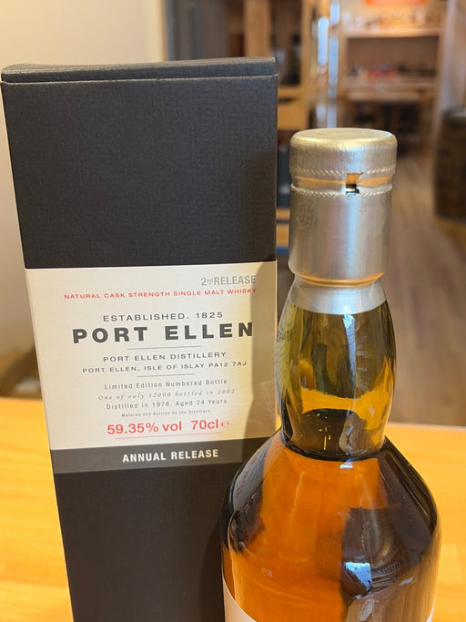 ポートエレン　1978-2002 24年　2nd RELEASE 700ml 59.35%箱付き