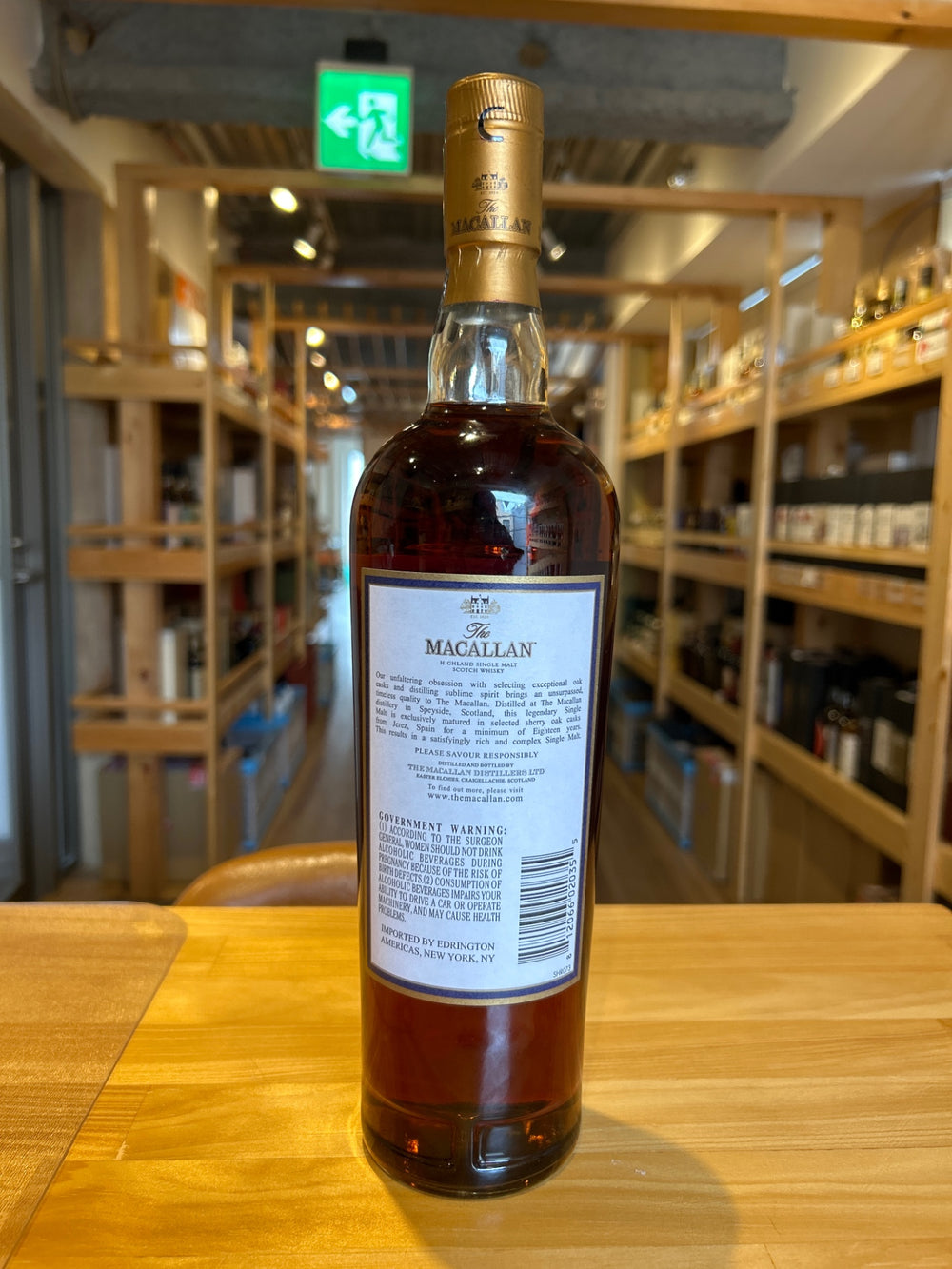 Macallan Sherry Oak Cask 18 Year Old 2017 (No Box)
