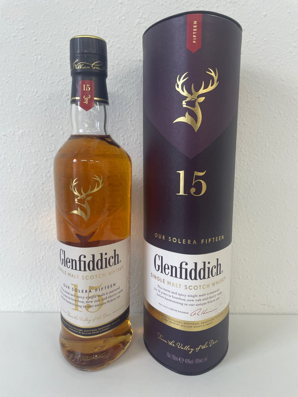 The Glenfiddich 15 Year Old Single Malt [Whiskey, UK] [Gift Box Included]