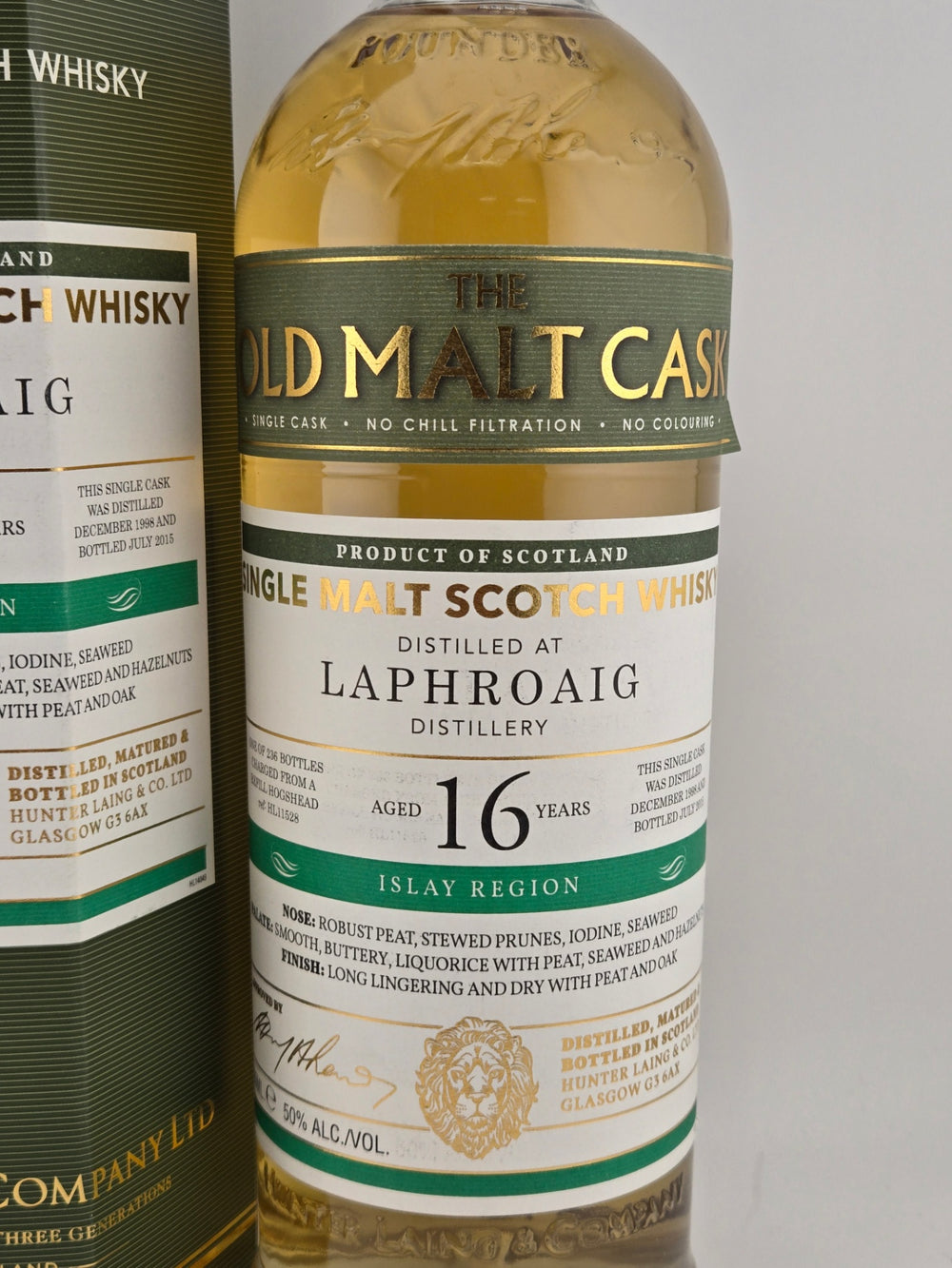 The old malt cask LAPHROAIG 16年 1998-2015 50％