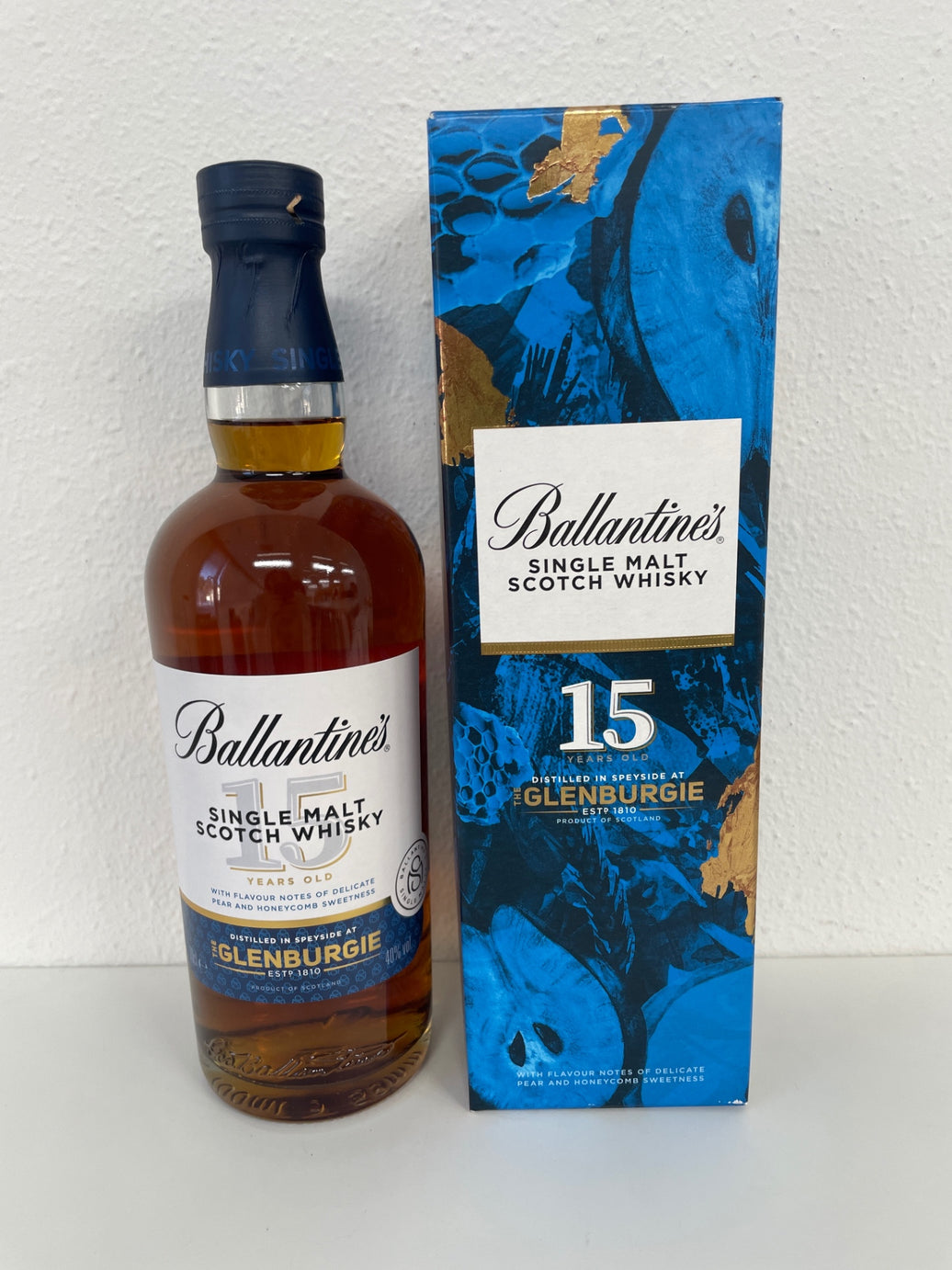バランタイン シングルモルト グレンバーギー 15年 [スコッチウイスキー イギリス 700ml][ギフトBOX入り]