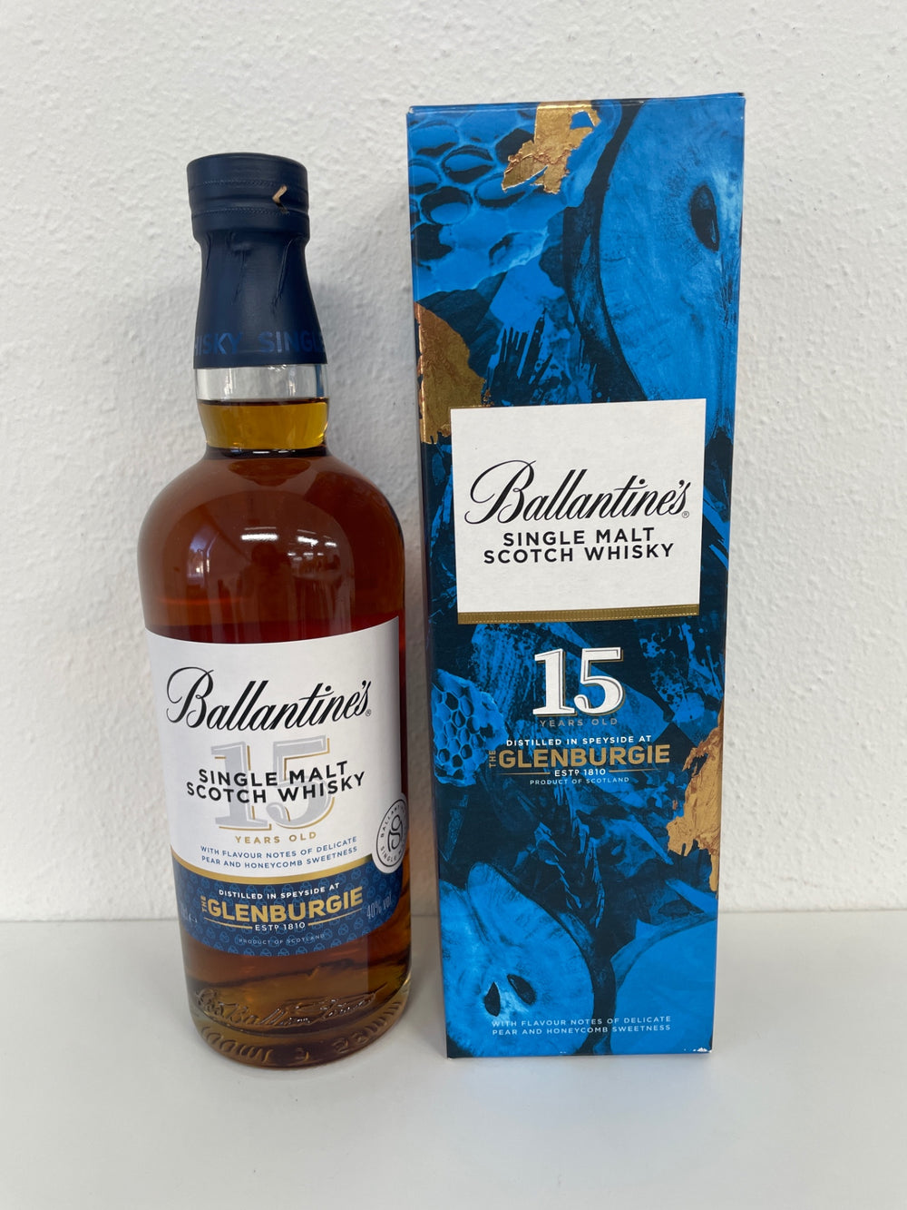 バランタイン シングルモルト グレンバーギー 15年 [スコッチウイスキー イギリス 700ml][ギフトBOX入り]