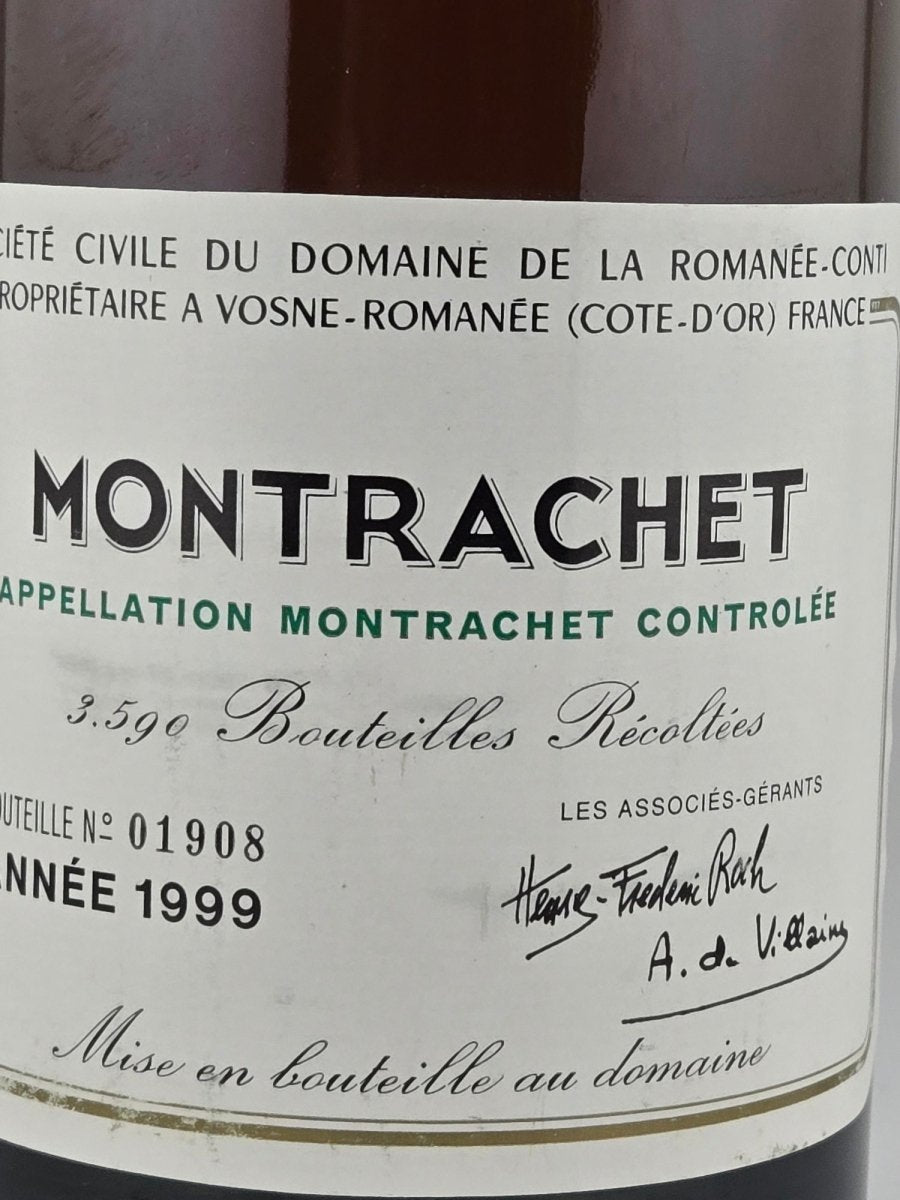 Montrachet モンラッシェ 1999 DRC (Domaine de la Romanee Conti) - LIQUOR JOY