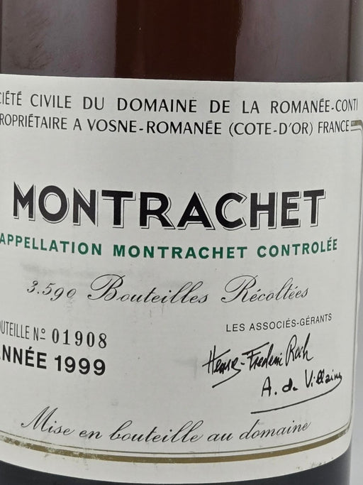 Montrachet モンラッシェ 1999 DRC (Domaine de la Romanee Conti) - LIQUOR JOY