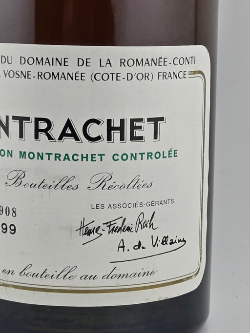 Montrachet モンラッシェ 1999 DRC (Domaine de la Romanee Conti) - LIQUOR JOY