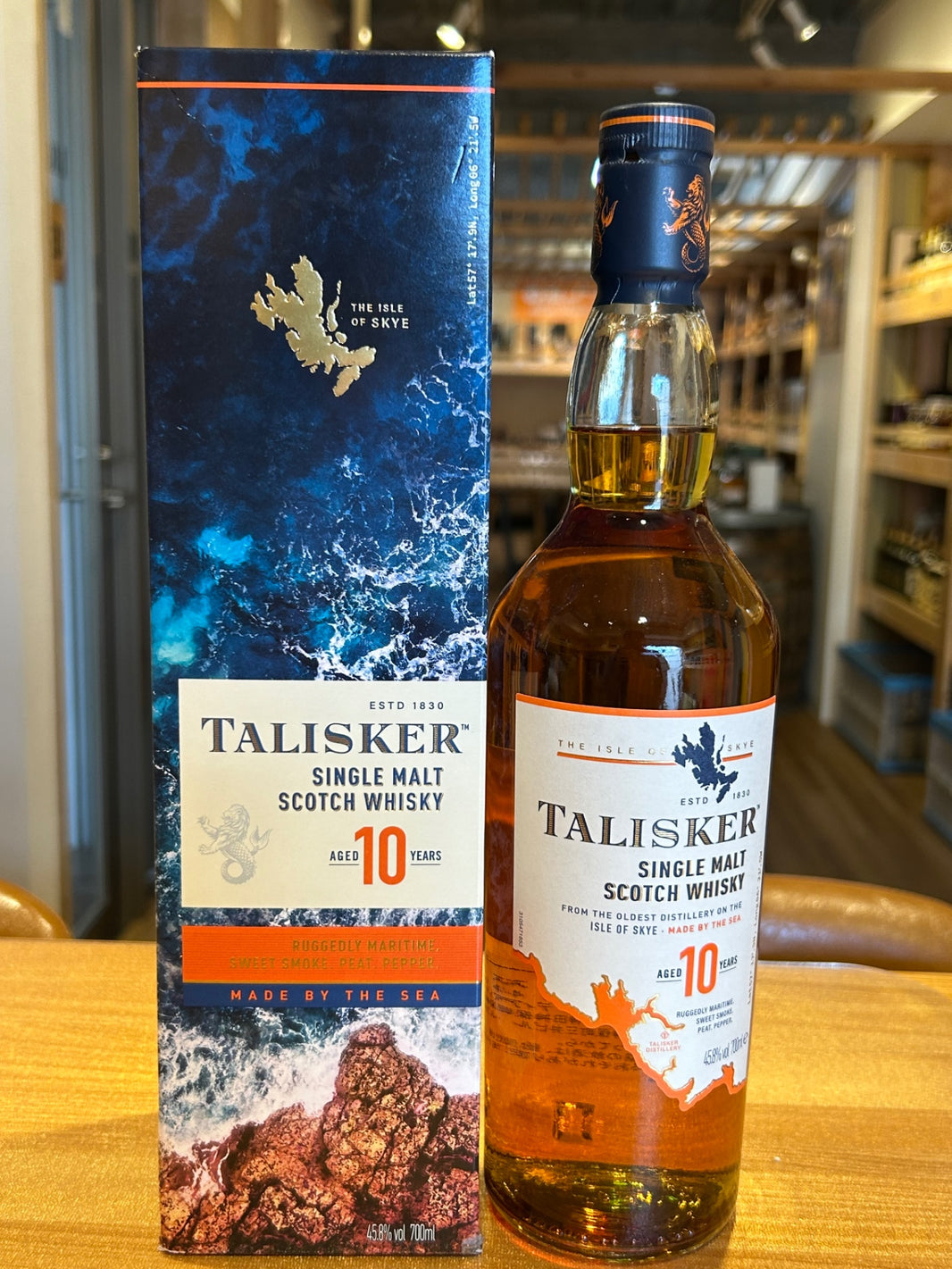 タリスカー 10年 箱入り [ ウイスキー イギリス 700ml ] [ギフトBox入り]