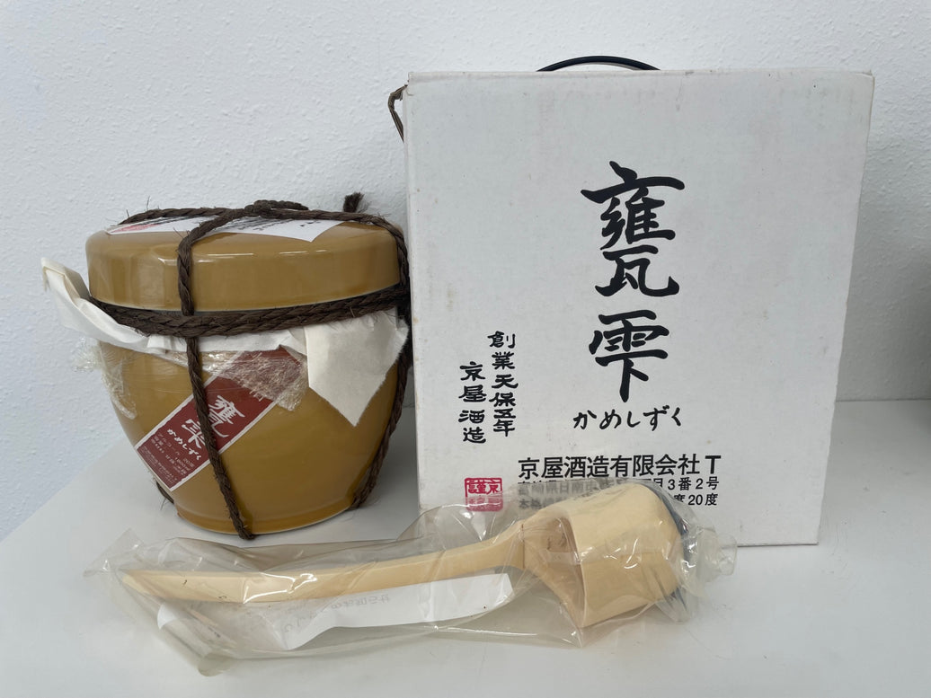 甕雫 かめしずく 芋焼酎 20度 1800ml