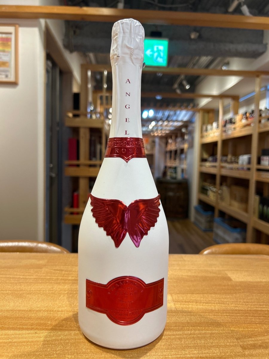 エンジェル シャンパン NV ロゼホワイト Holiday Edition　レッド　箱なし - LIQUOR JOY
