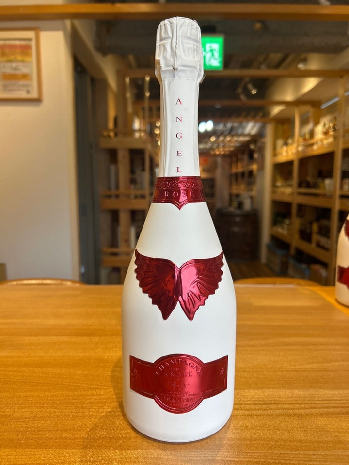 エンジェル シャンパン NV ロゼホワイト Holiday Edition　レッド　箱なし - LIQUOR JOY