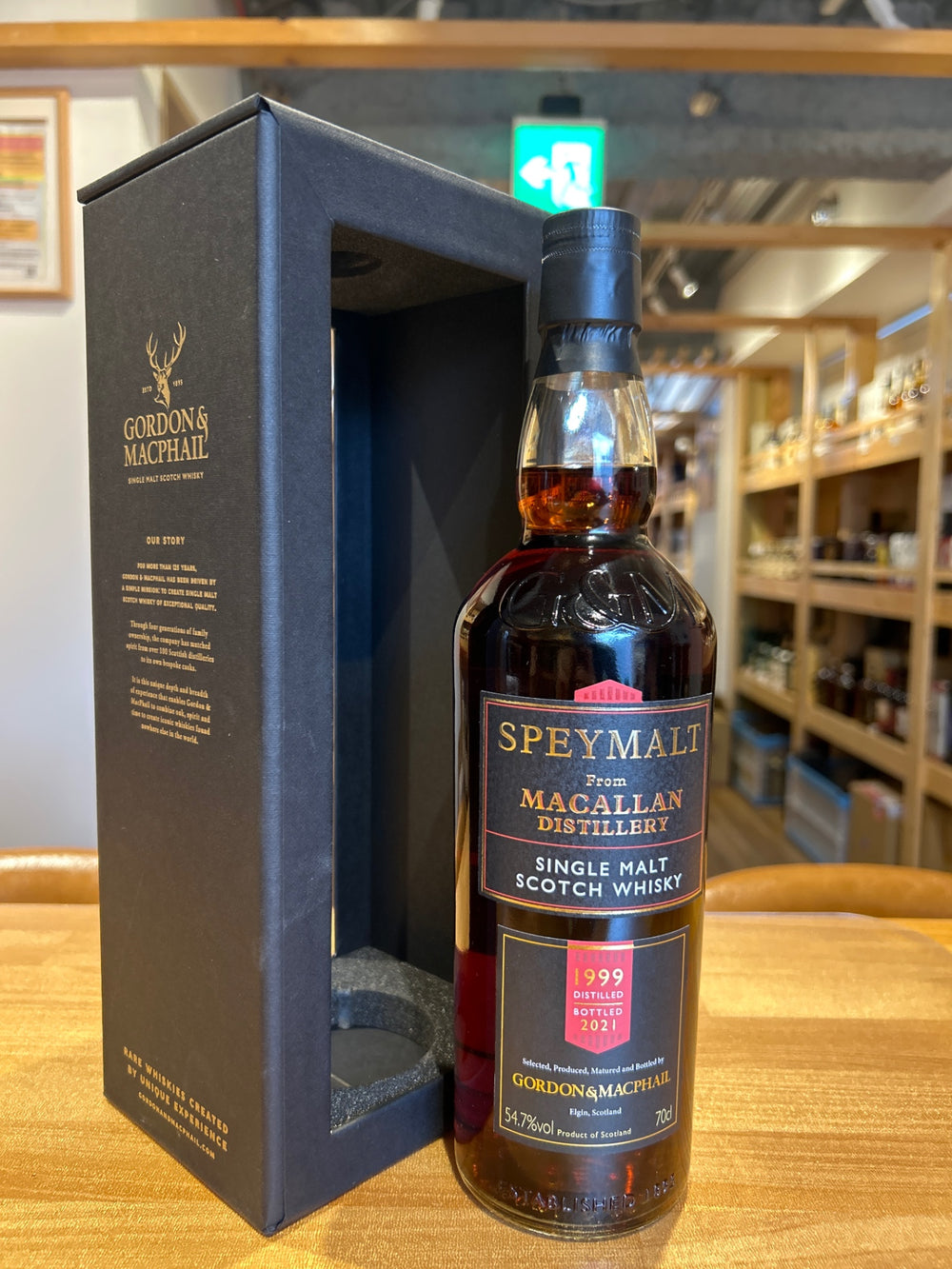 Gordon &amp; MacPhail Speymalt from The Macallan 1999 46% 700ml GM Whisky with Box