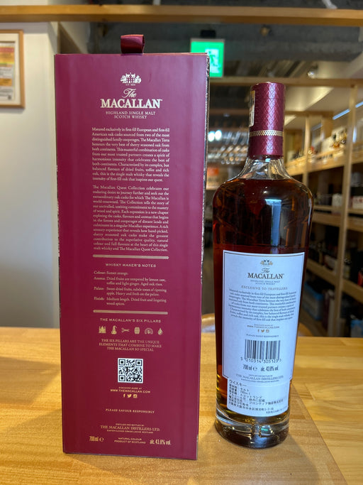 The Macallan Terra 43.8% ABV 700ml Quest Collection Single Malt Scotch Whisky [Parallel Import]