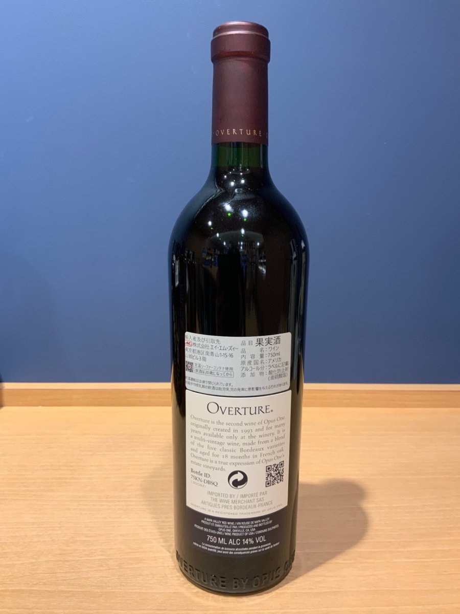 オーバーチュア　OVERTURENV　赤　750ml - LIQUOR JOY