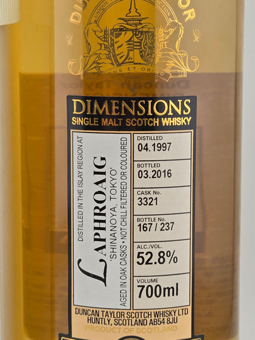 DUNCAN TAYLOR LAPHROAIG 1997-2016 52.8%