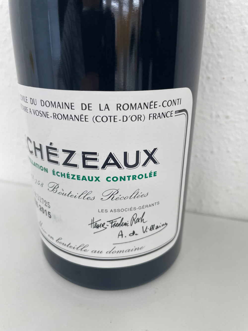 DRC ドメーヌ・ド・ラ・ロマネコンティ エシェゾー 2015 ファインズ 赤 ワイン 750ml 13％