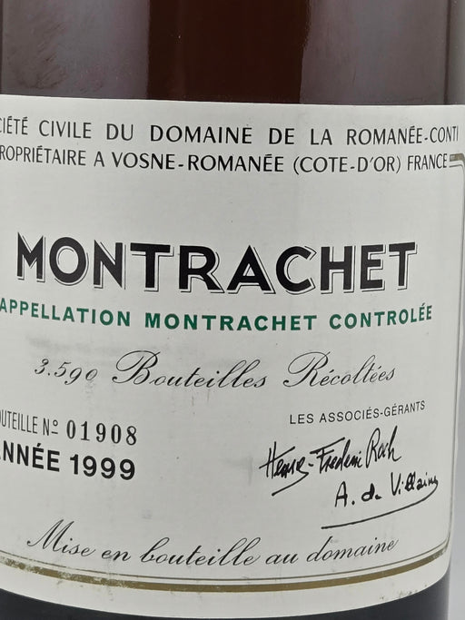 Montrachet モンラッシェ 1999 DRC (Domaine de la Romanee Conti)