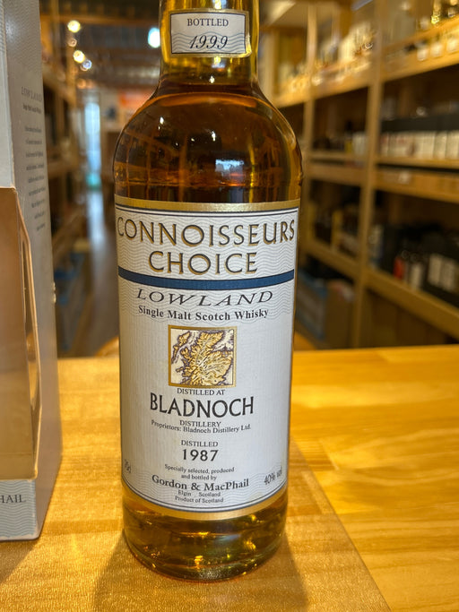 G&amp;M BLADNOCH1987-1999, Connoisseurs Choice