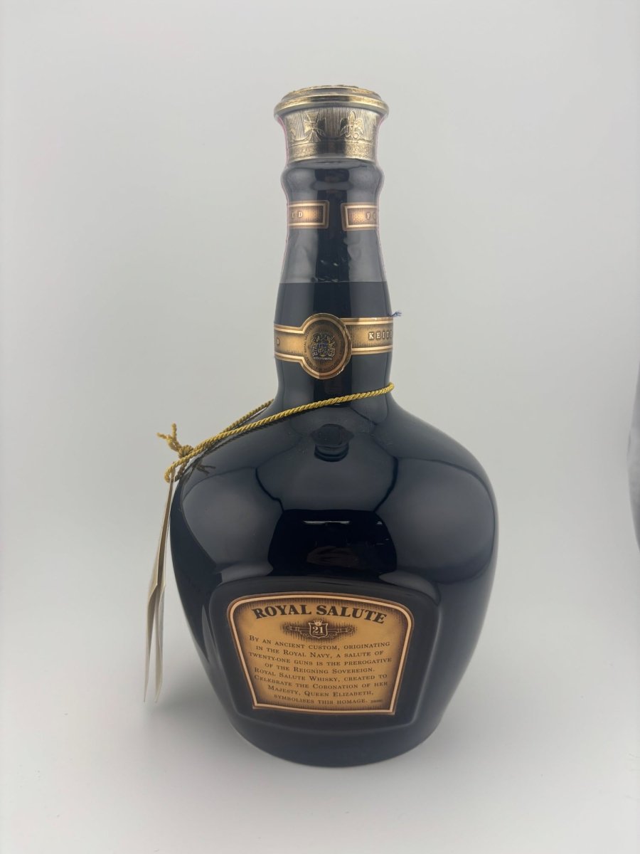 ROYAL SALUTE ロイヤルサルート 21年 青 陶器ボトル ウイスキー 750ml 40% - LIQUOR JOY