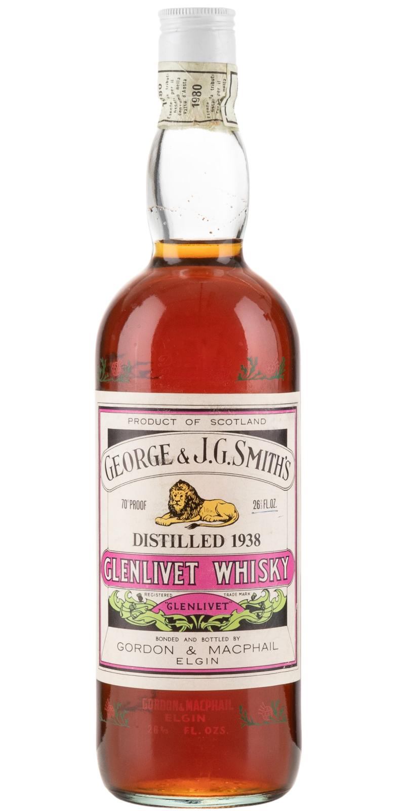 G&amp;M Glenlivet 1938
