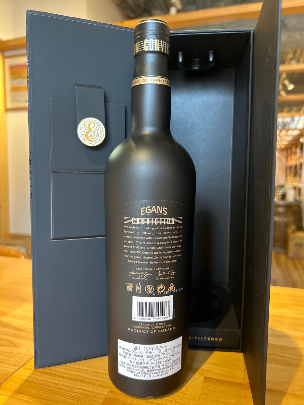 Egan's Conviction [Whiskey, 46% ABV, Ireland, 700ml Bottle]