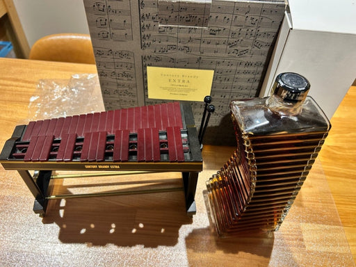 SUNTORY サントリー ブランデー　エクストラ　マリンバ型ボトル　楽器シリーズ　木琴　700ml 40% Brandy - LIQUOR JOY