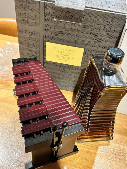 SUNTORY サントリー ブランデー　エクストラ　マリンバ型ボトル　楽器シリーズ　木琴　700ml 40% Brandy - LIQUOR JOY