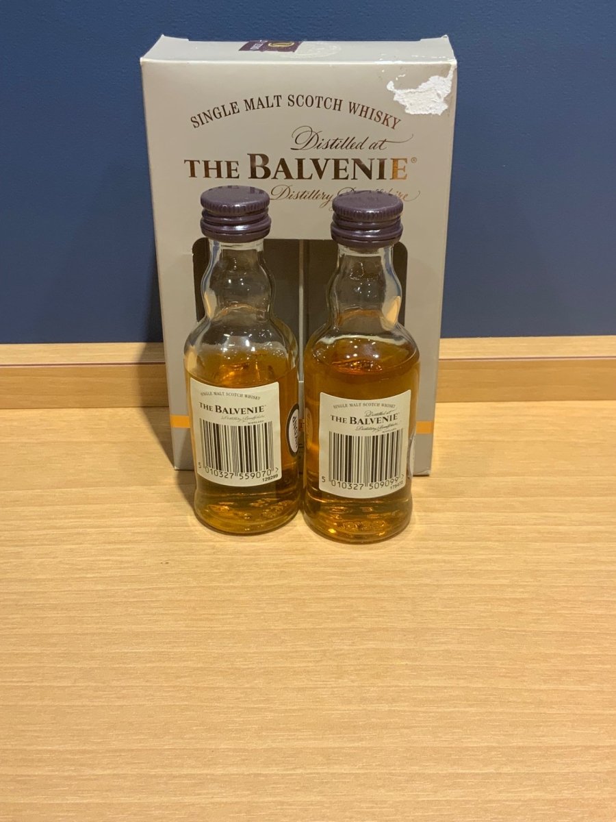 ザバルヴェニー The Balvenie スコッチウイスキーミニボトル2本セット - LIQUOR JOY