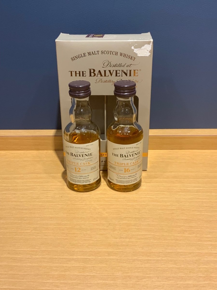ザバルヴェニー The Balvenie スコッチウイスキーミニボトル2本セット - LIQUOR JOY