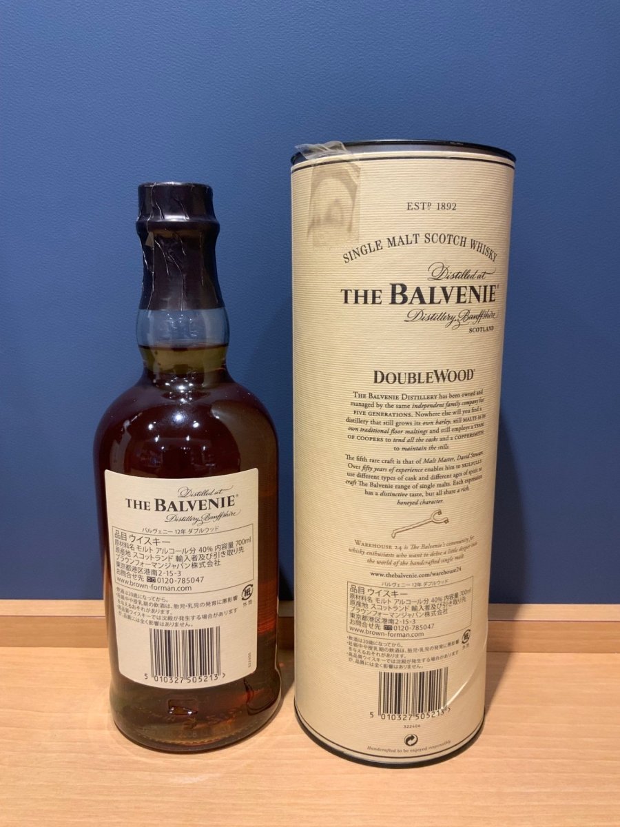 THE BALVENIE ザ・バルヴェニー DOUBLE WOOD 12年 MATURED IN TWO CASK 700ml 43% - LIQUOR JOY