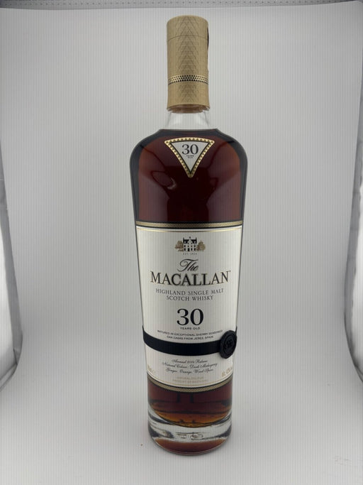 The MACALLAN ザ・マッカラン 30年 2024 シェリーオークカスク 外箱/木箱有 ウイスキー 代理店サントリー - LIQUOR JOY