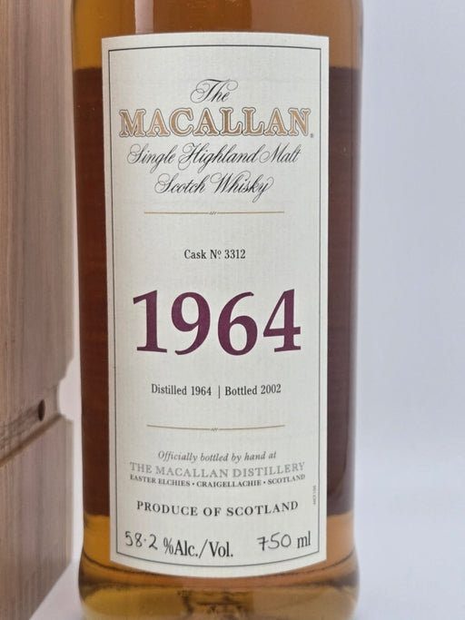The Macallan Fine & Rare 37 Year Old 58.2 abv 1964 (1 BT70 - LIQUOR JOY