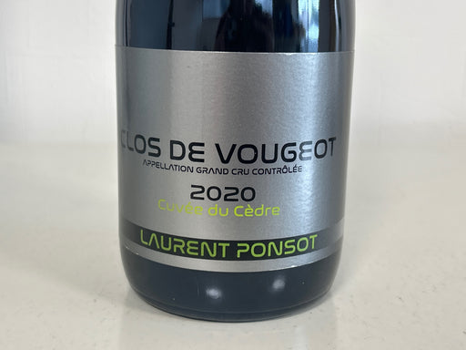 Laurent Ponsot Clos de Vougeot Grand Cru Cuvee du Cèdre 2020