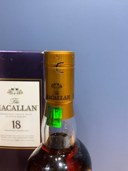 ザ・マッカラン 18年 1997 シェリーオーク 正規品 43度 700ml