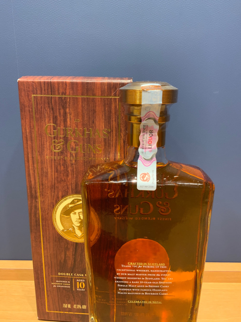 Gurkhas & Guns 10-year-old double cask 750ml 42.8度